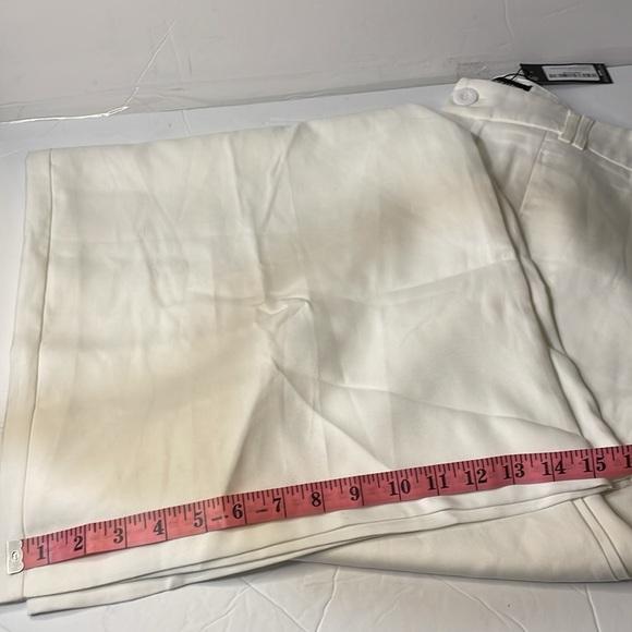 Pretty little thing off white super wide leg pants size 12 - Picture 5 of 8